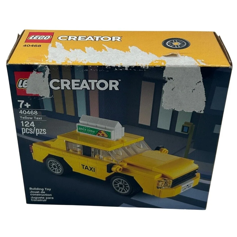 LEGO Creator Yellow Taxi 40468 Yellow New Sealed Box Damage 124pc